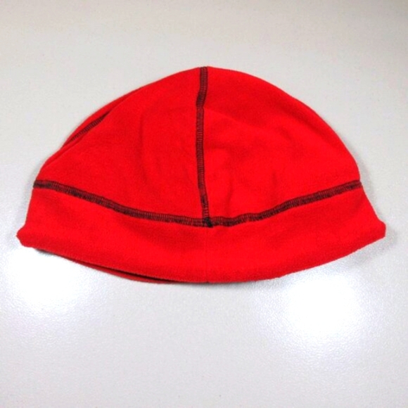 Harley Davidson mens red an black reversible fleece motorcycle beanie - Picture 4 of 4